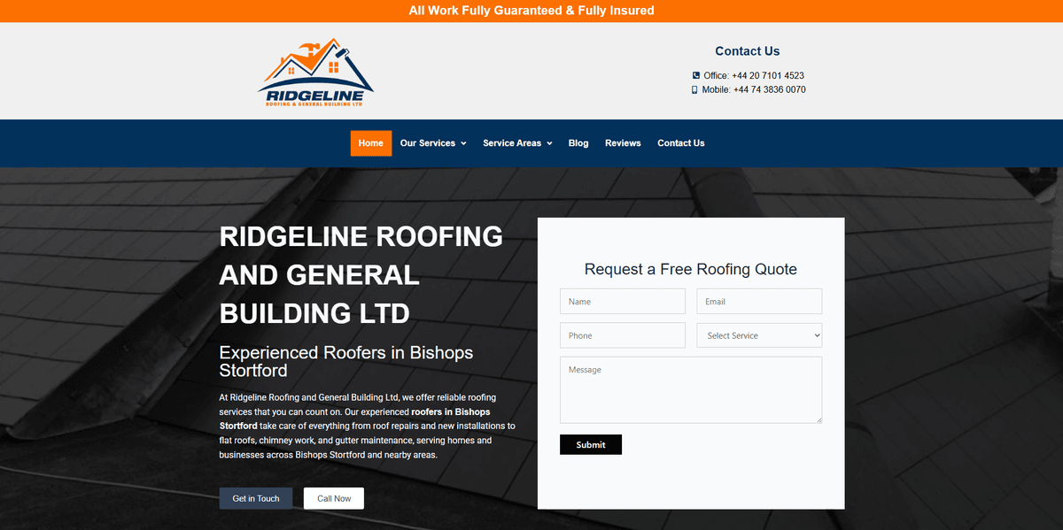 RidgeLine Roofing & General Building LTD